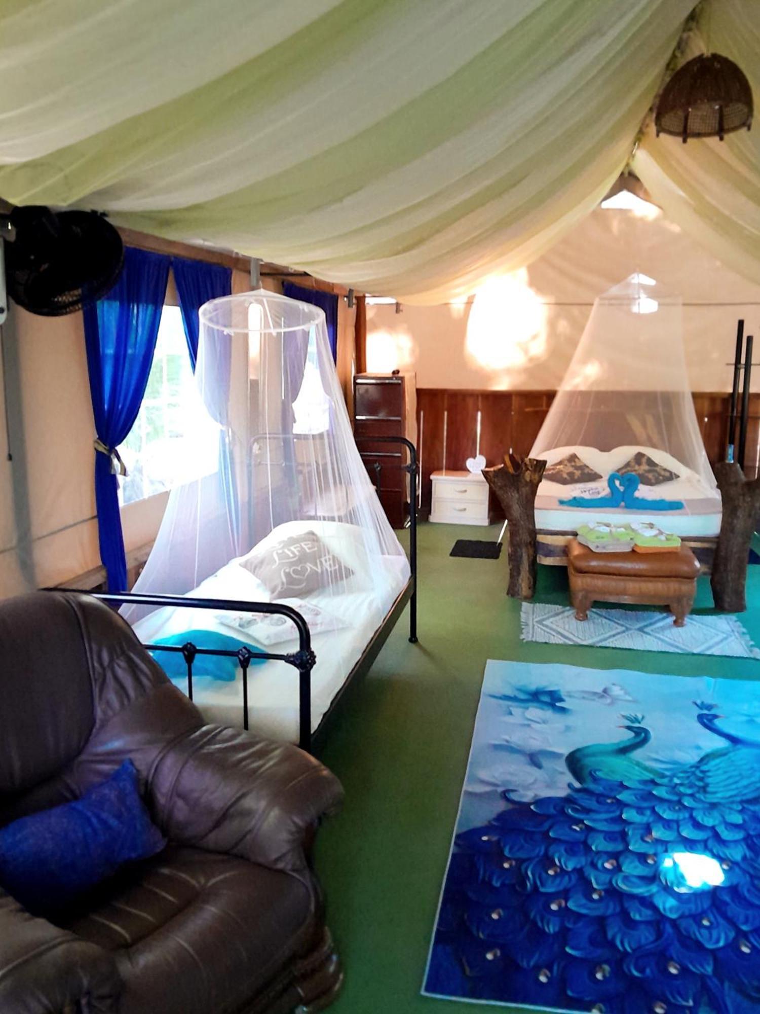 Fully Furnished Family Jungle Tent, Latino Glamping Tente de luxe
